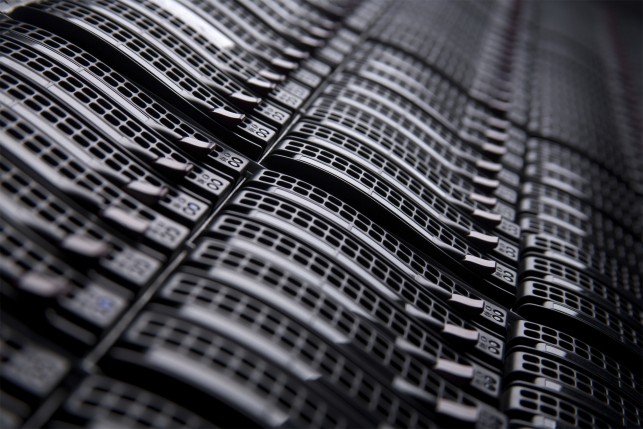 Rackmounted Servers in a Data Center